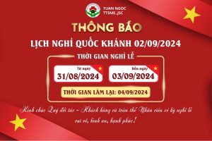 THÔNG BÁO LỊCH NGHỈ LỄ QUỐC KHÁNH 2/9