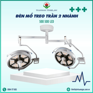 Đèn Mổ Treo Trần 2 Nhánh 500 500LED