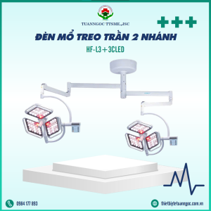 Đèn Mổ Treo Trần 2 Nhánh HF-L3-3CLED